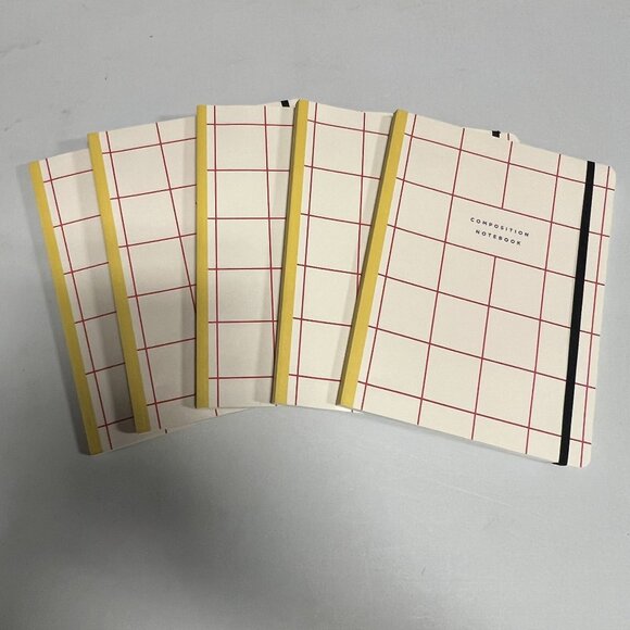 FRINGE College Ruled Composition Notebook with Elastic Closure Grid (Pack of 3) - Picture 2 of 5